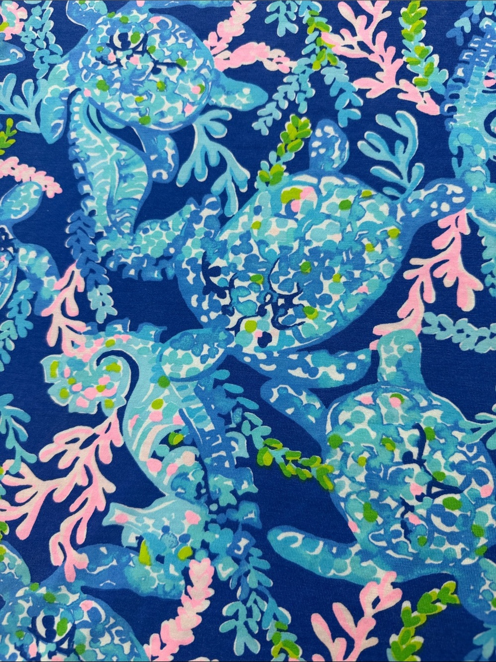 Lilly Pulitzer Blue Multi Sea Life Print Halter Dress - Picture 2 of 6